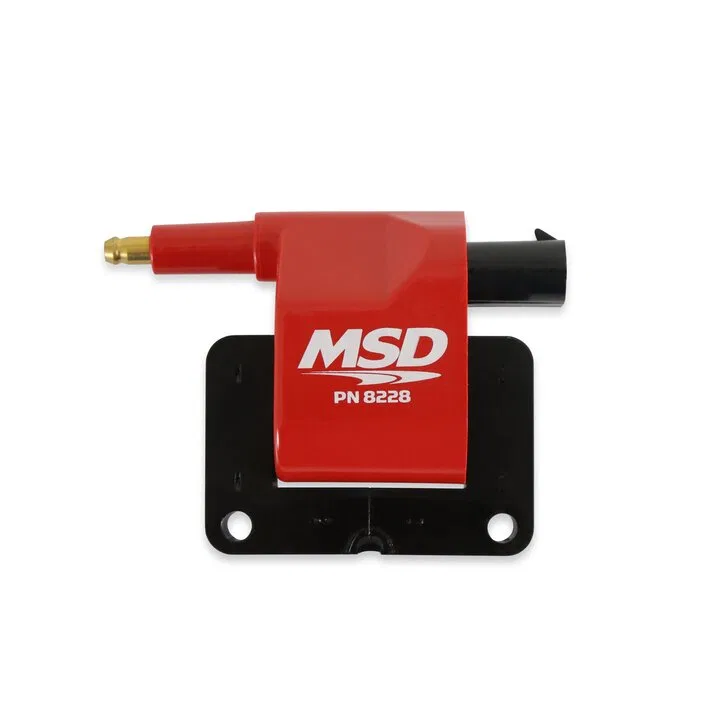 8228 – MSD CO. Ignition Coil, Late Model Dodge With 2 Pin Connector 40000 Volts 1.2 Ohms Primary Resistance/13.7K Ohm...